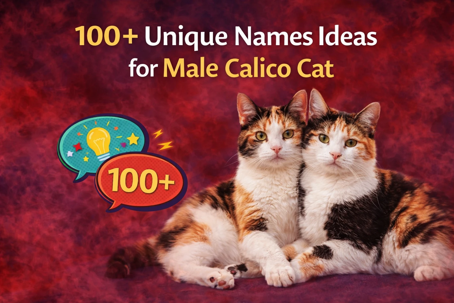 100+ Unique Male Calico Cat Names Ideas