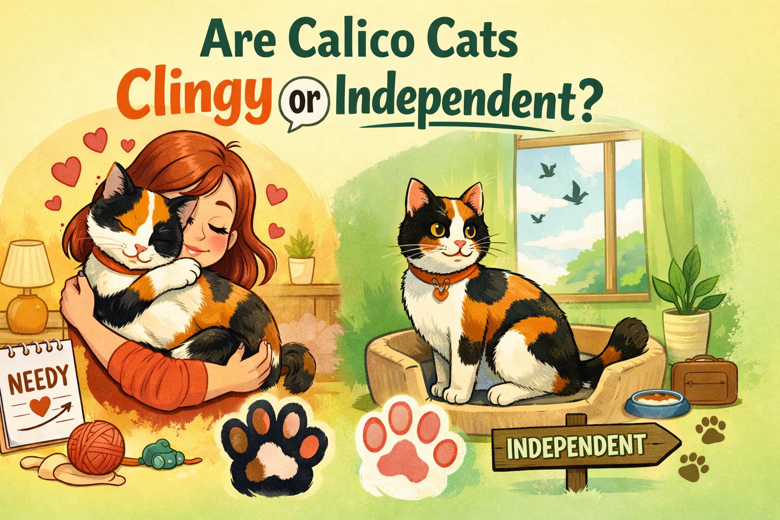 Are Calico Cats Clingy or Independent