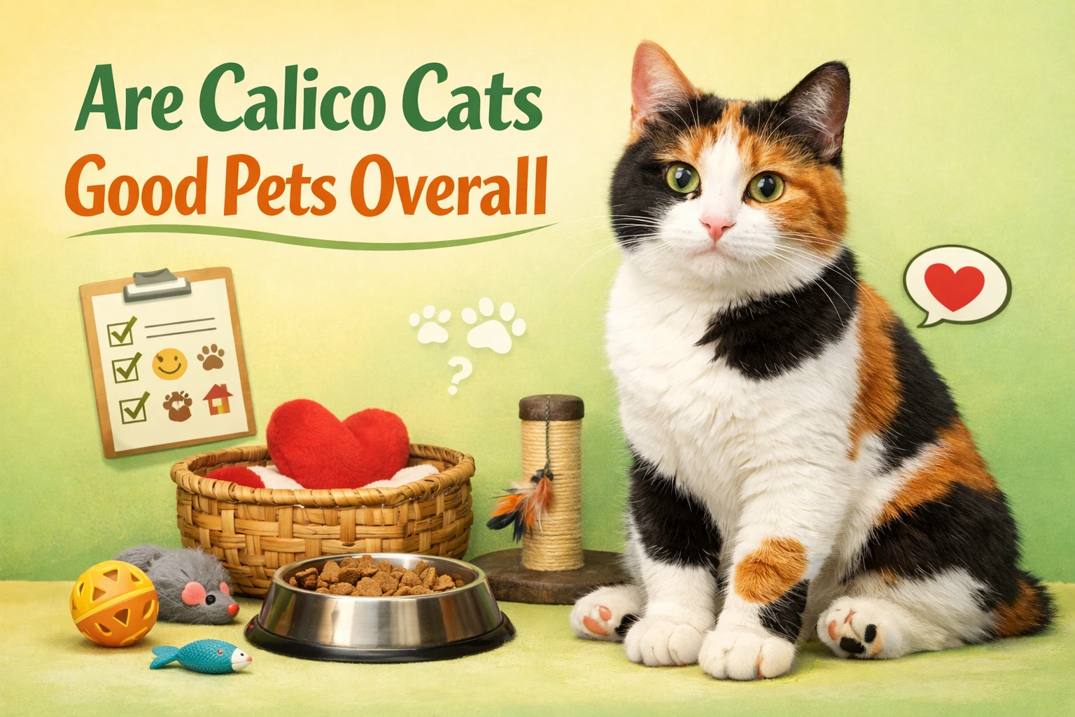 Are Calico Cats Good Pets Overall