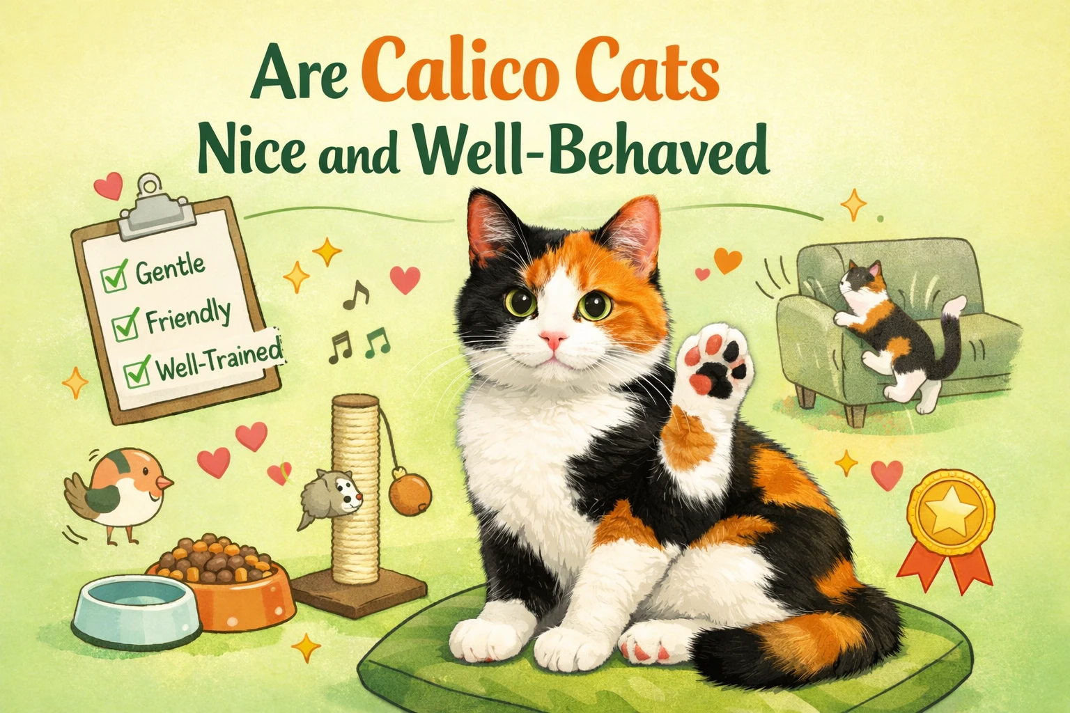Are Calico Cats Nice and Well-Behaved