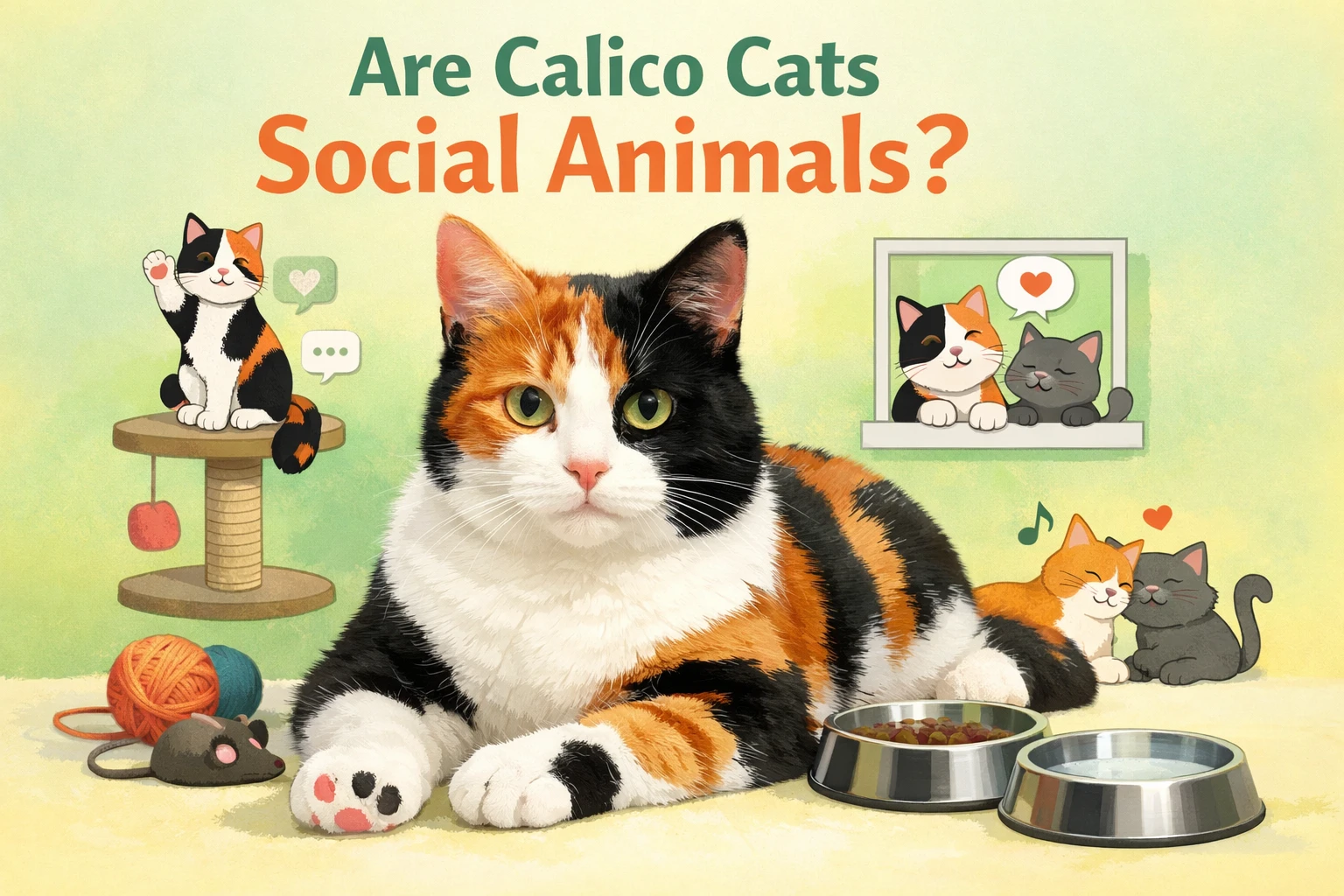 Are Calico Cats Social Animals