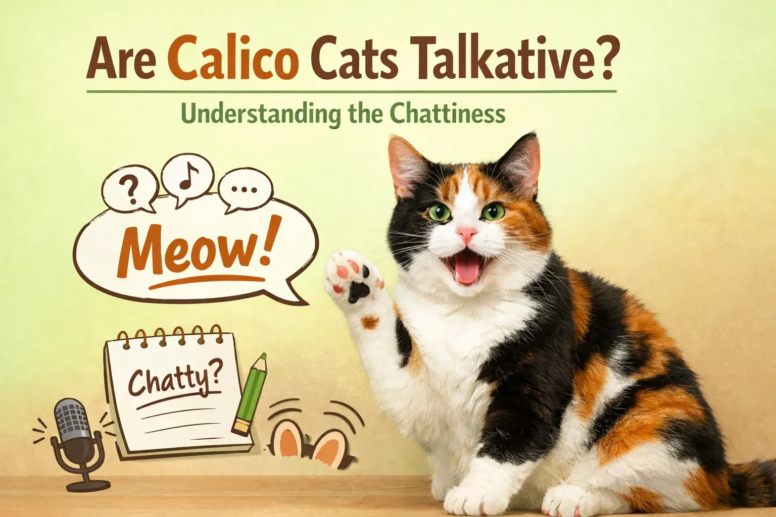 Are Calico Cats Talkative? Understanding the Chattiness