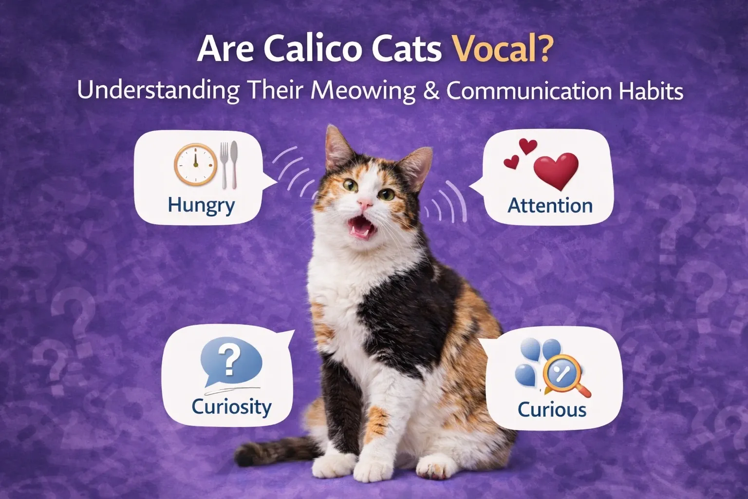 Are-Calico-Cats-Vocal-Understanding-Their-Meowing Communication Habits