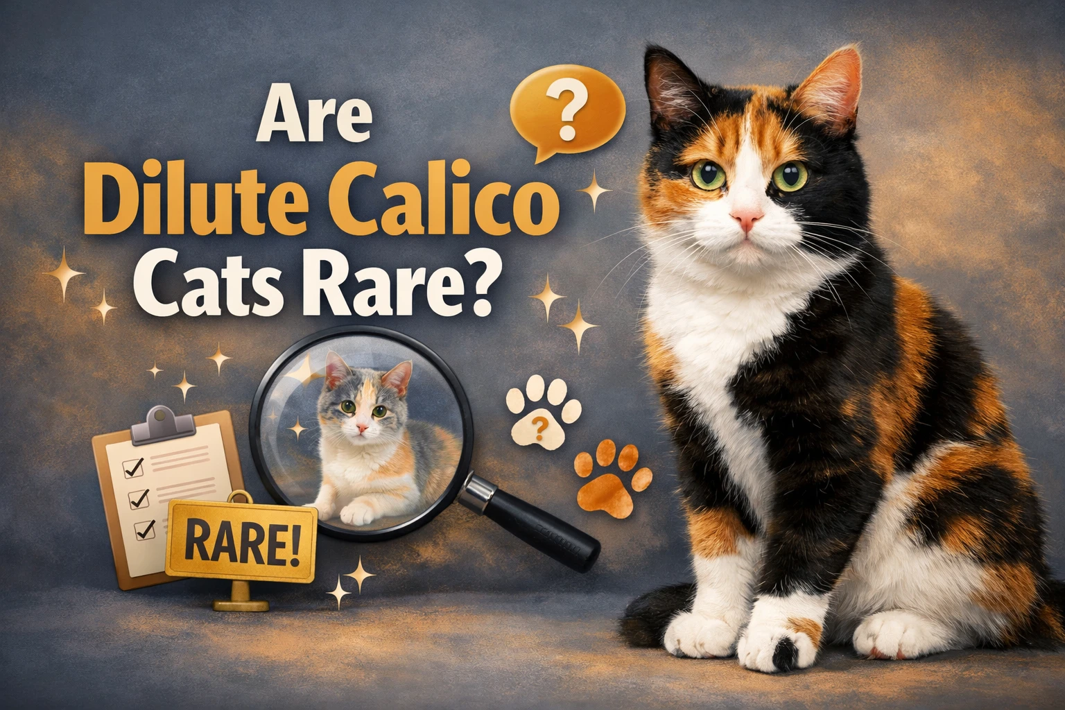 Are Dilute Calico Cats Rare