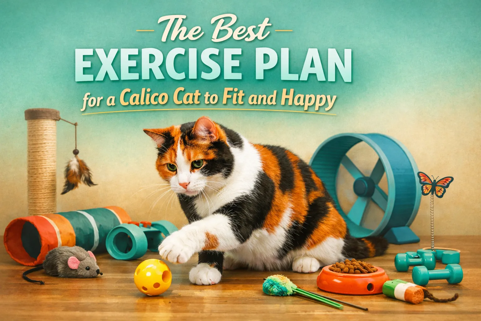 Best Exercise Plan for a Calico Cat Keep Fit and Happy