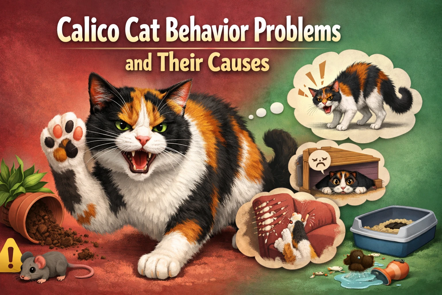 Calico Cat Behavior Problems and Their Causes