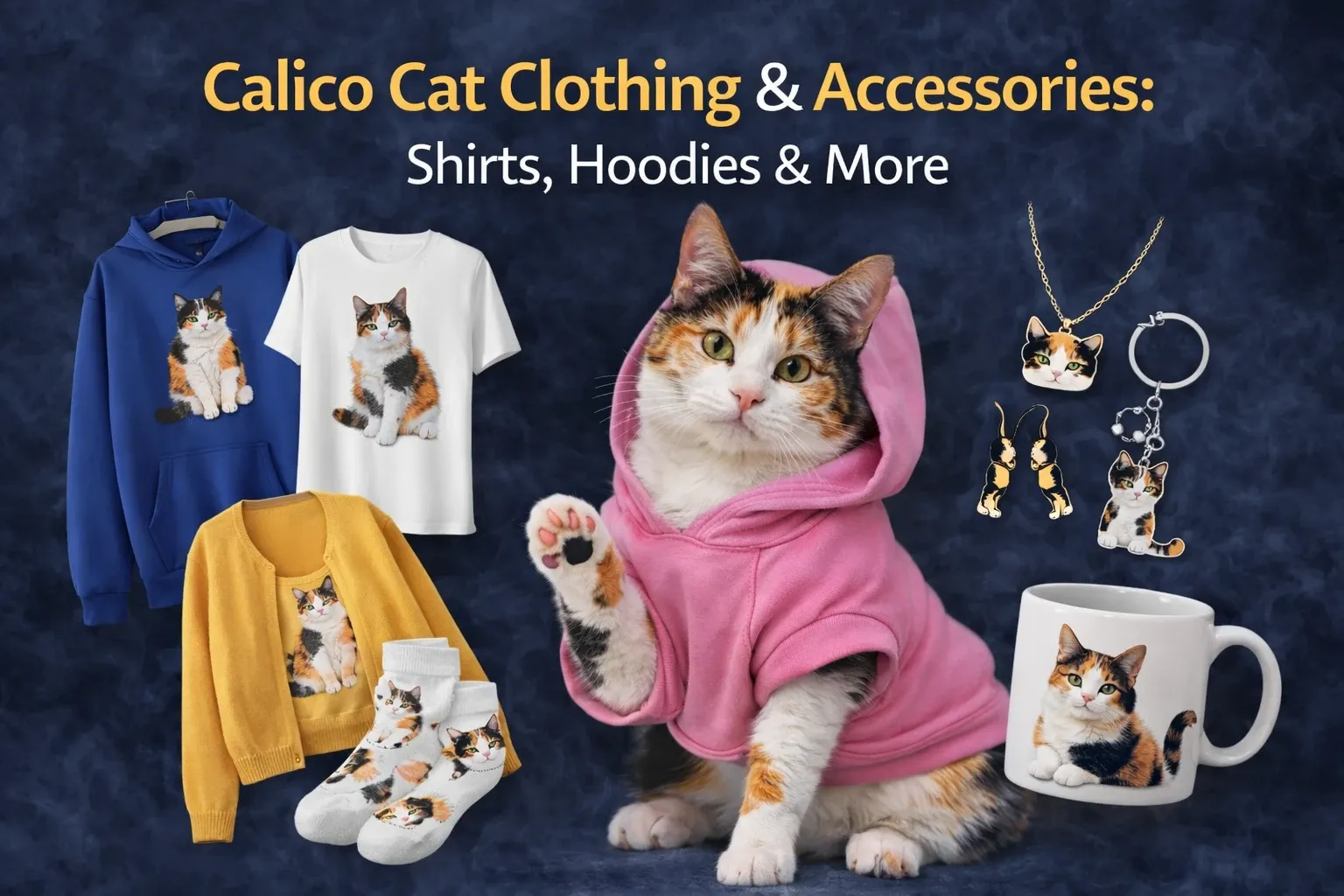 Calico Cat Clothing & Accessories Shirts, Hoodies & More