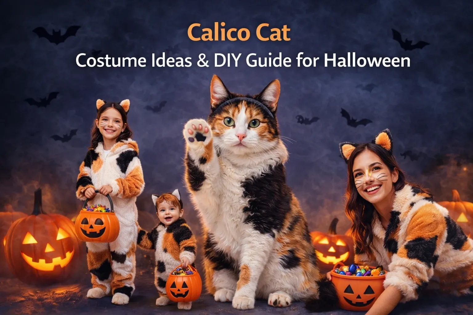 Calico Cat Costume Ideas & DIY Guide for Halloween