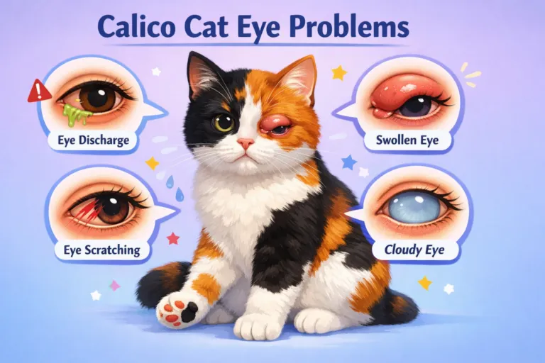 Calico-Cat-Eye-Problems