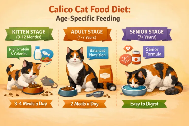 Calico Cat Food Diet Age-Specific Feeding