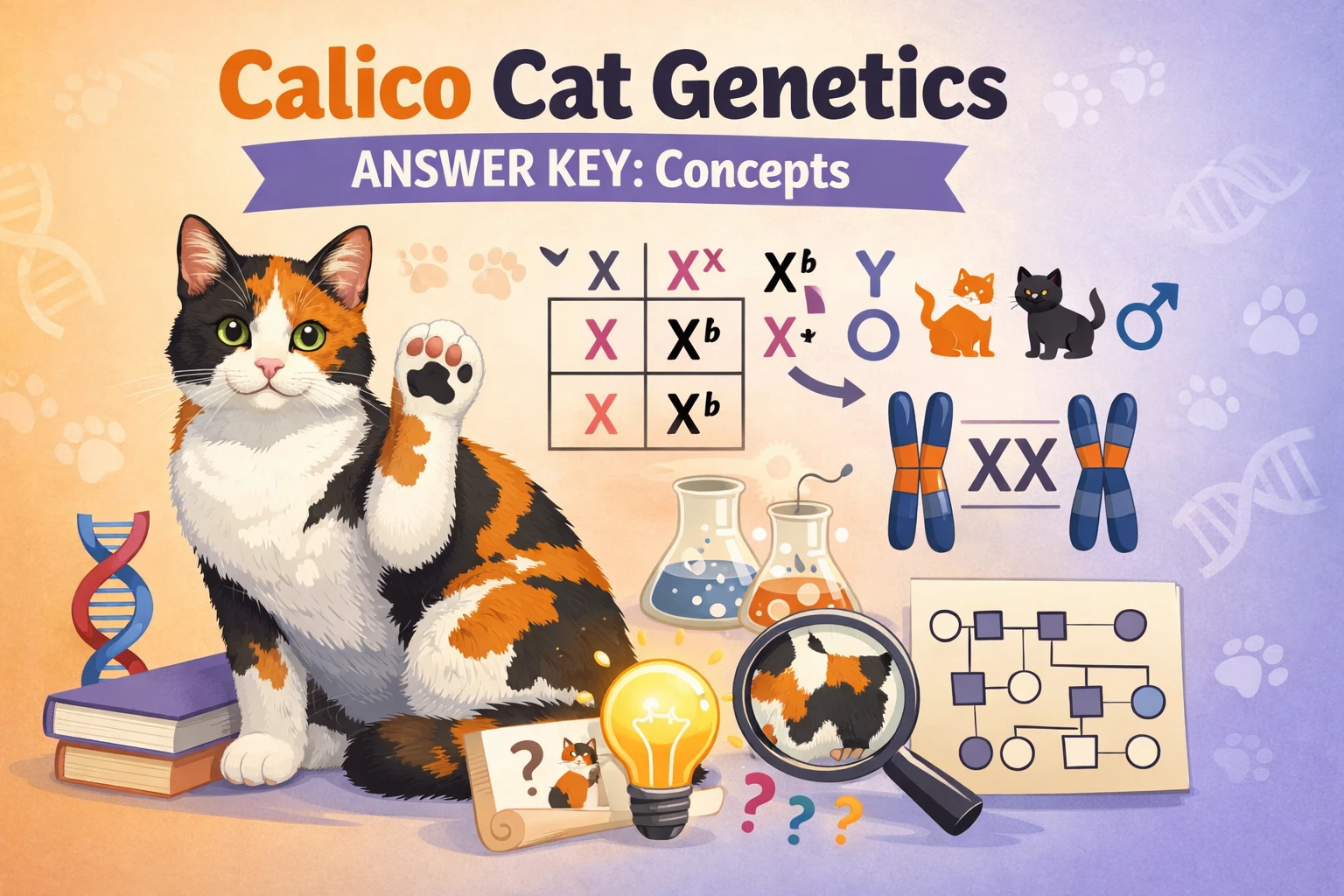 Calico Cat Genetics Answer Key Concepts
