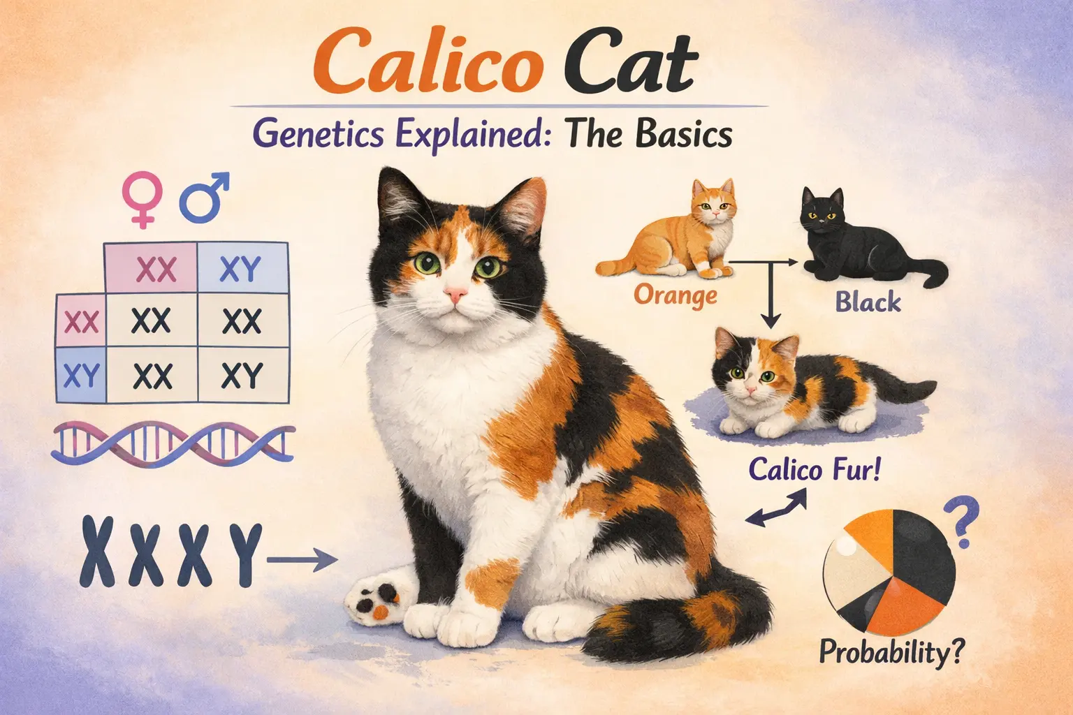 Calico-Cat-Genetics-Explained-The-Basics