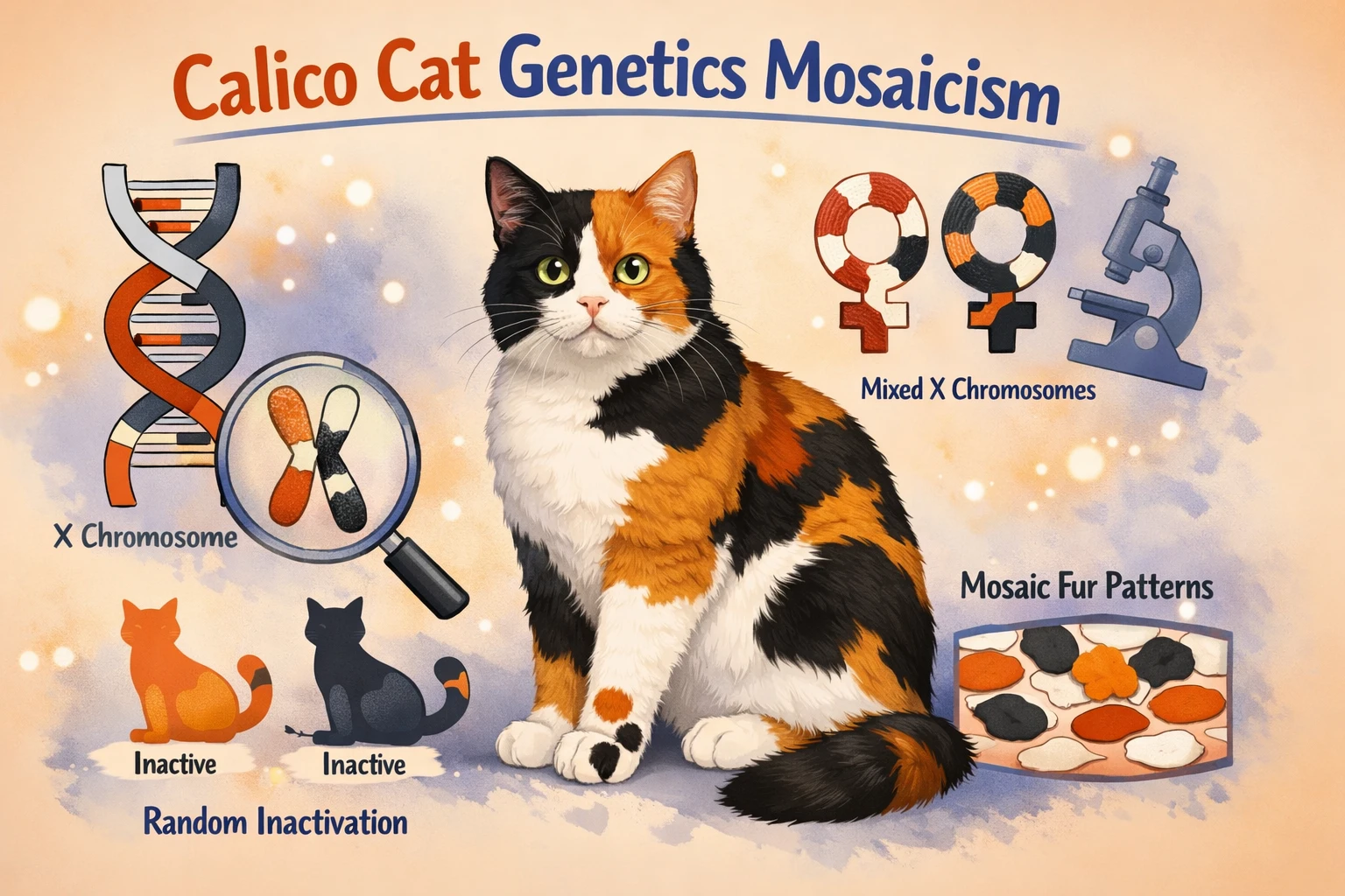 Calico Cat Genetics Mosaicism