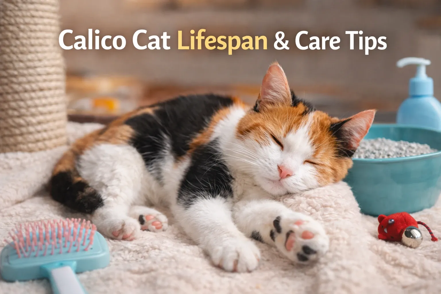 Calico-Cat-Lifespan-Care-Tips