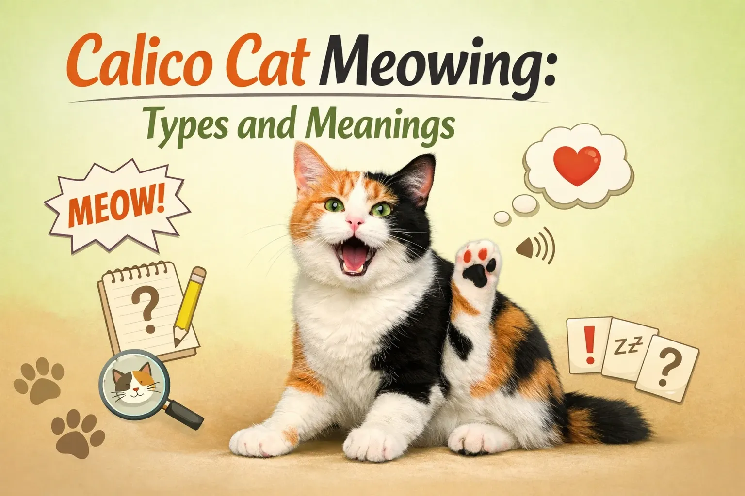 Calico Cat Meowing: Types and Meanings