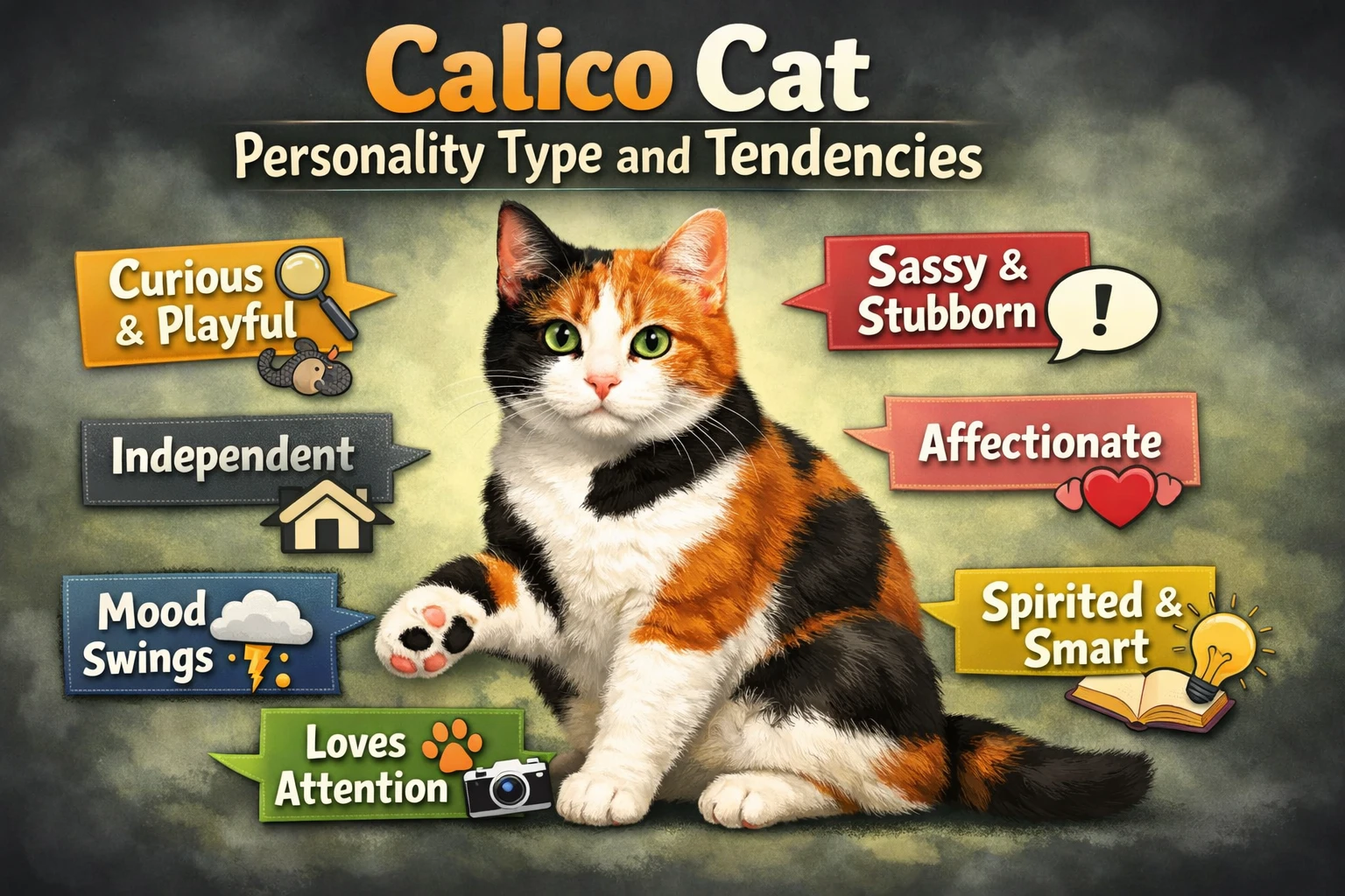 Calico Cat Personality Type and Tendencies
