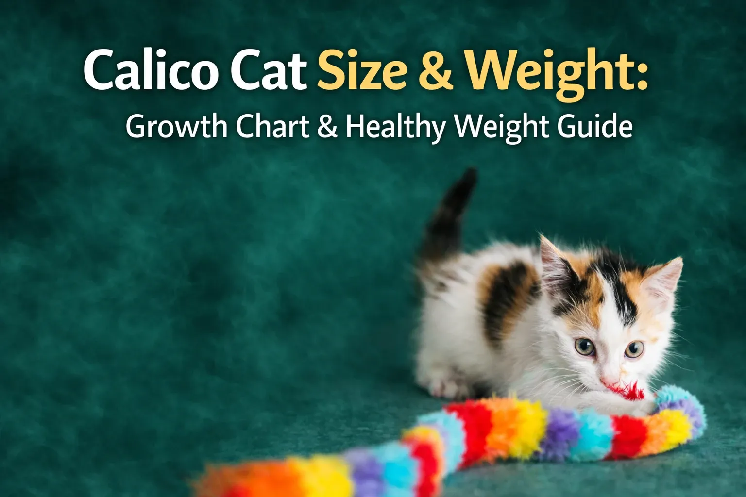 Calico Cat Size & Weight Growth Chart & Healthy Weight Guide