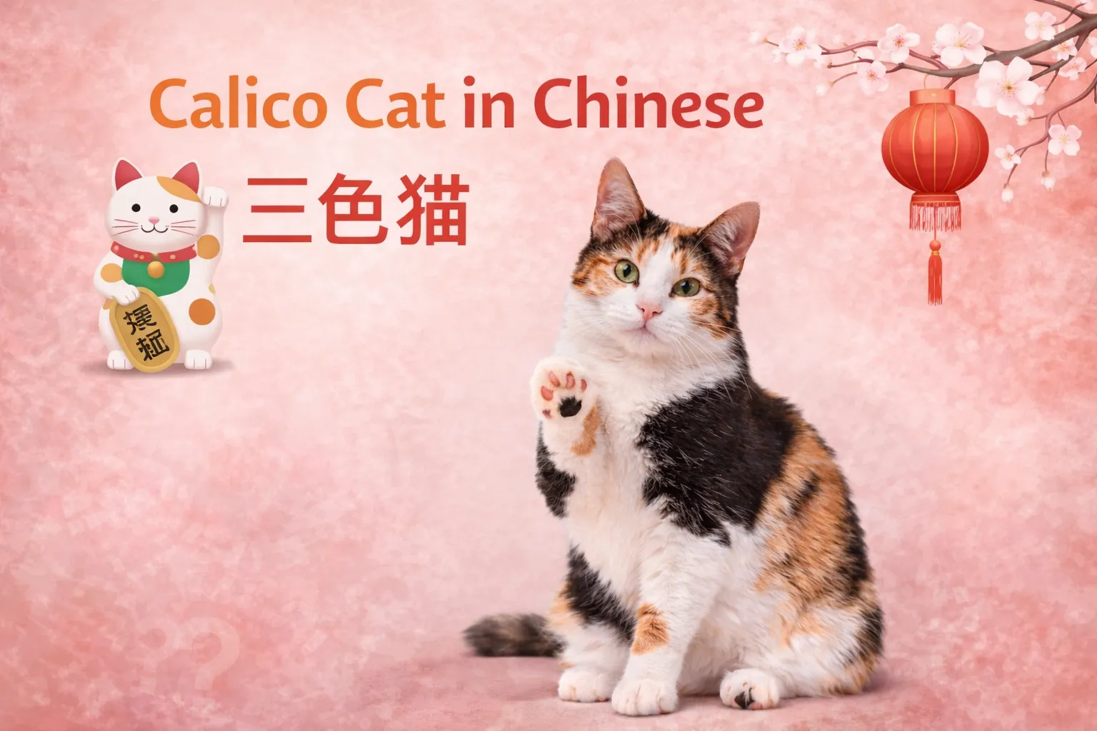 Calico Cat in Chinese