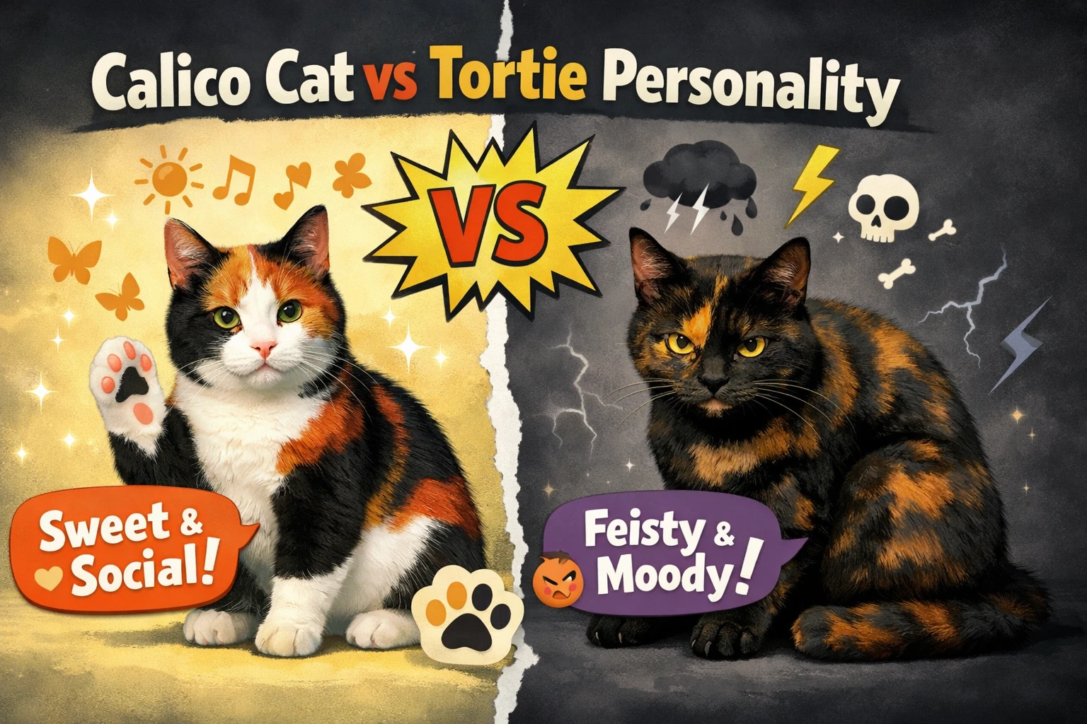 Calico Cat vs Tortie Personality