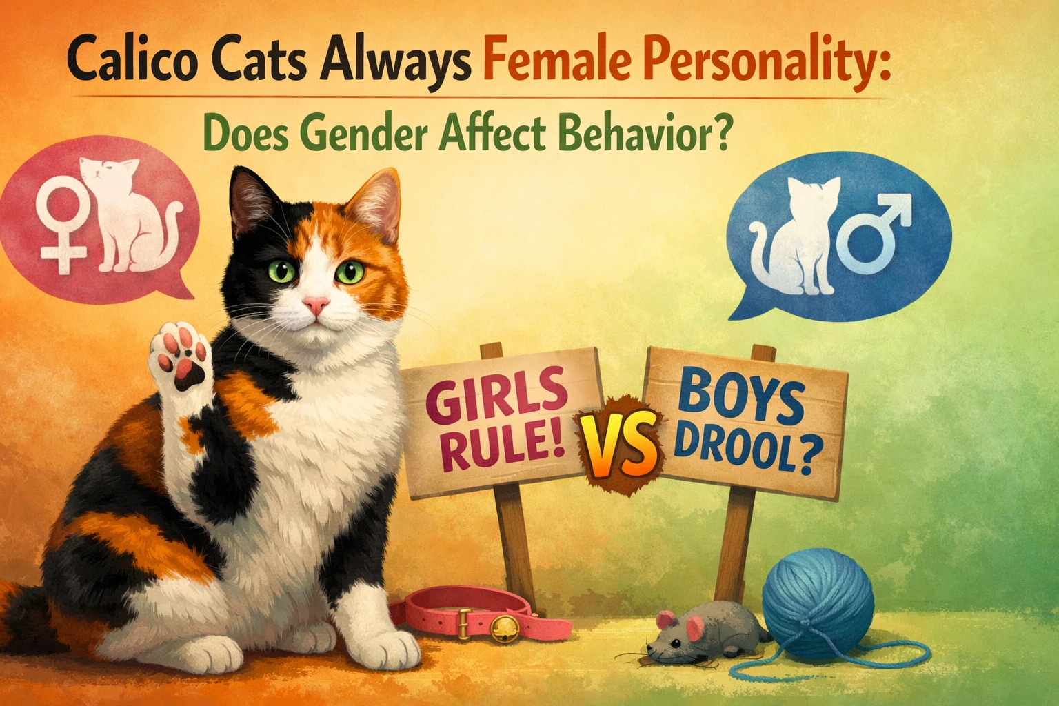 Calico Cats Always Female Personality Does Gender Affect Behavior