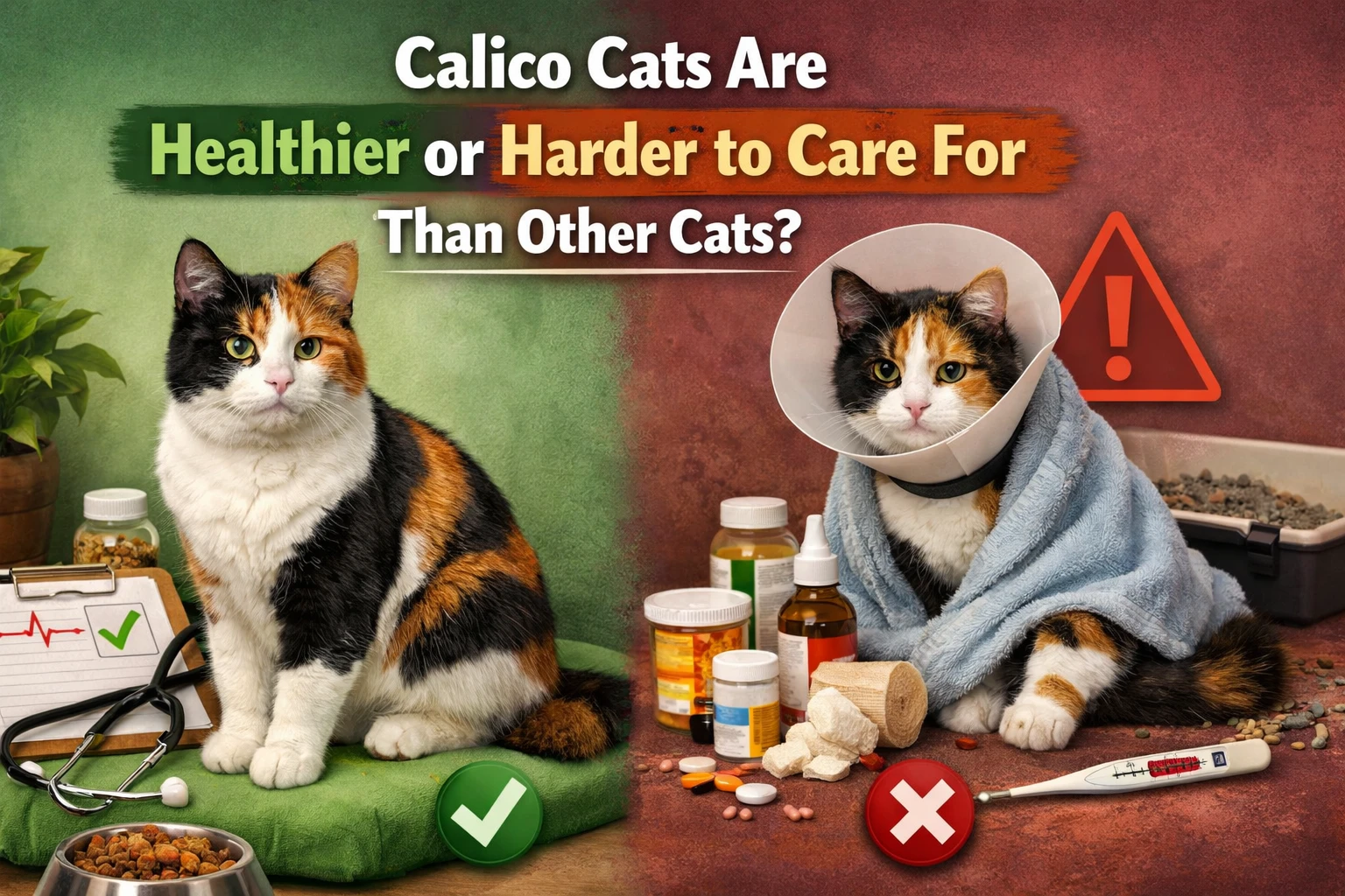 Calico Cats Are Healthier or Harder to Care For Than Other Cats