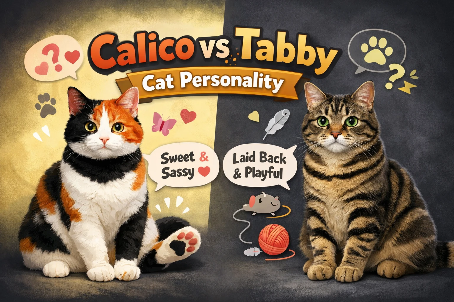 Calico vs Tabby Cat Personality