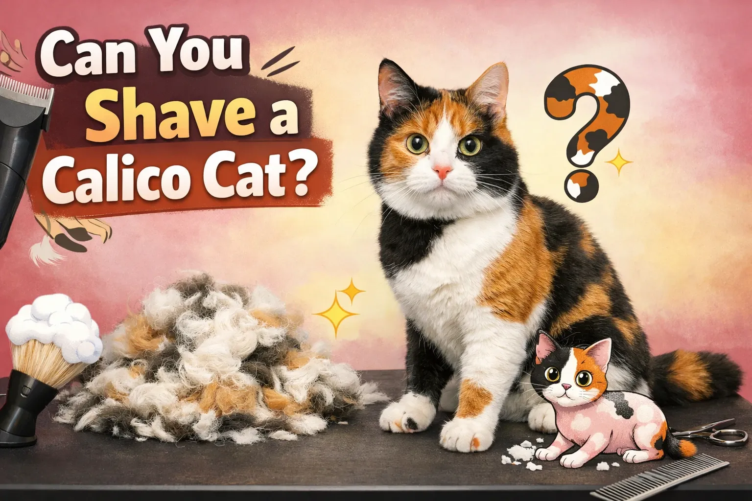 Can You Shave a Calico Cat?