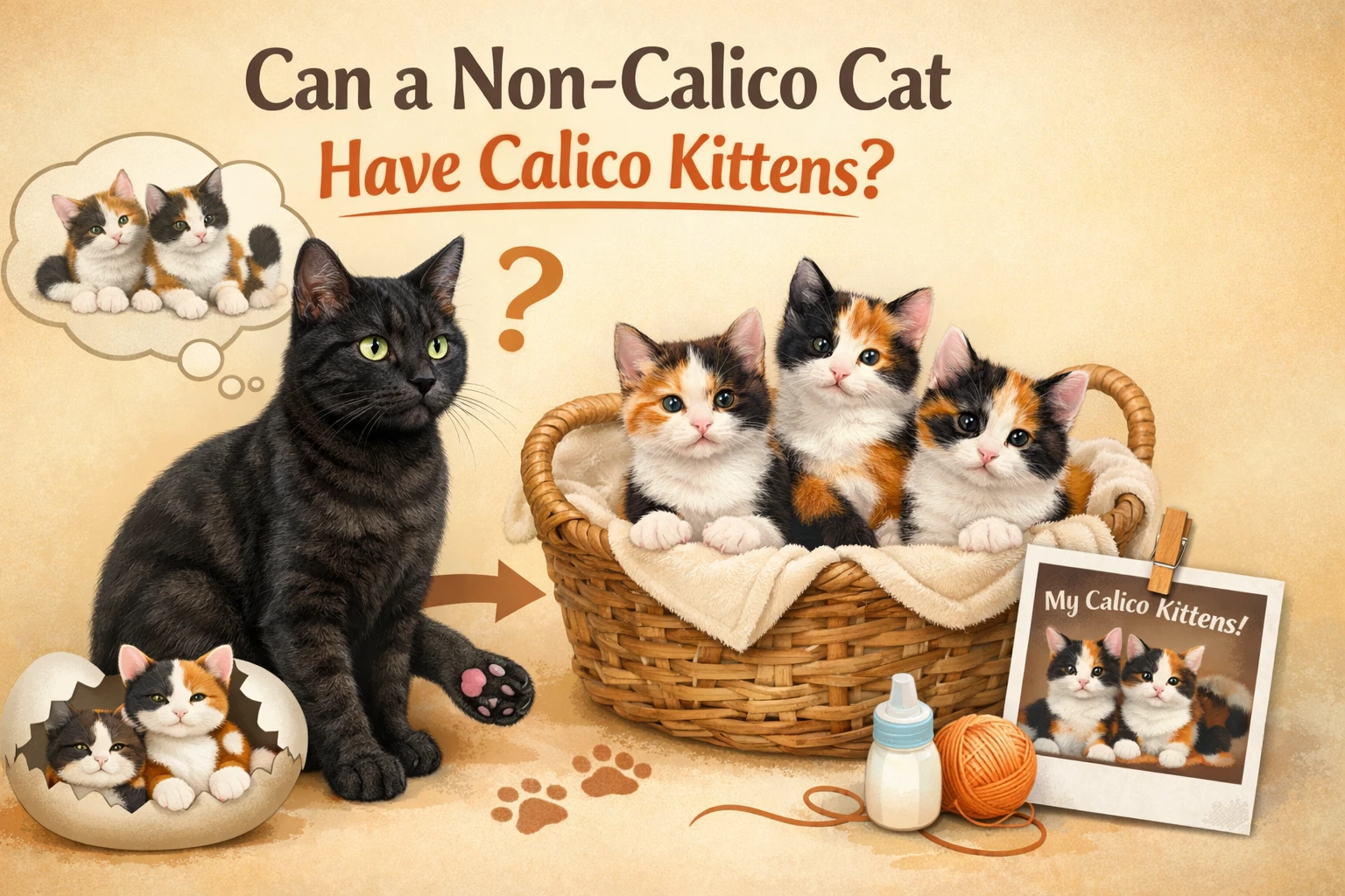 Can a Non-Calico Cat Have Calico Kittens?