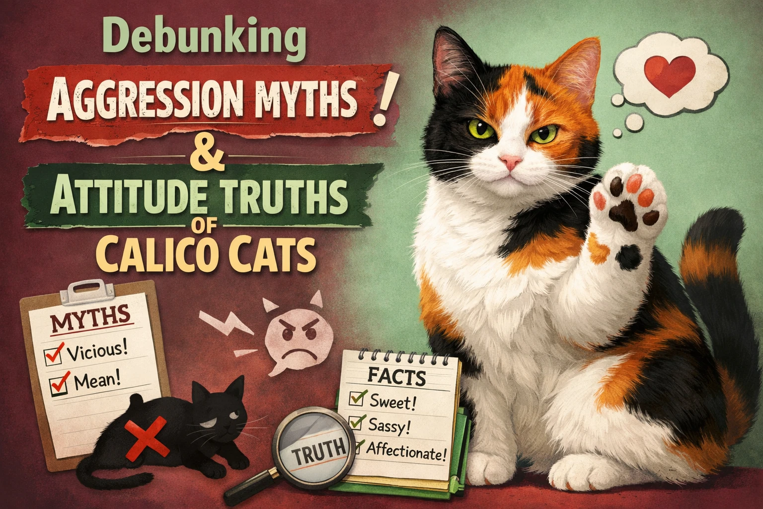 Debunking Aggression Myths & Attitude Truths of Calico Cats