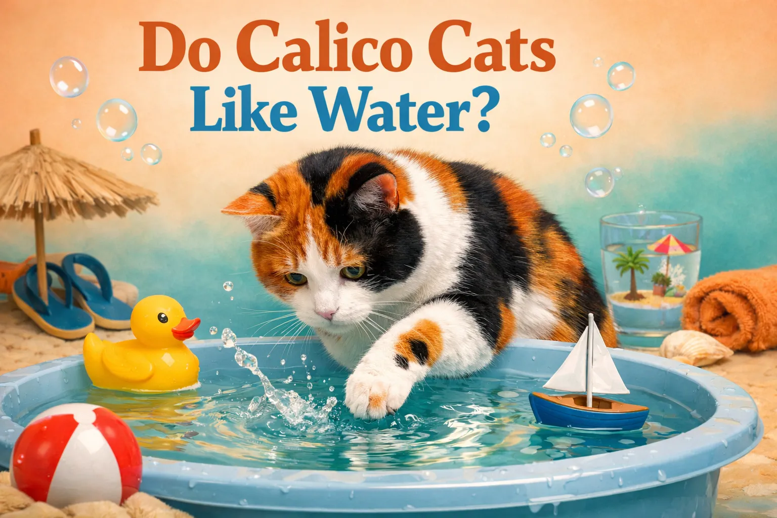 Do Calico Cats Like Water