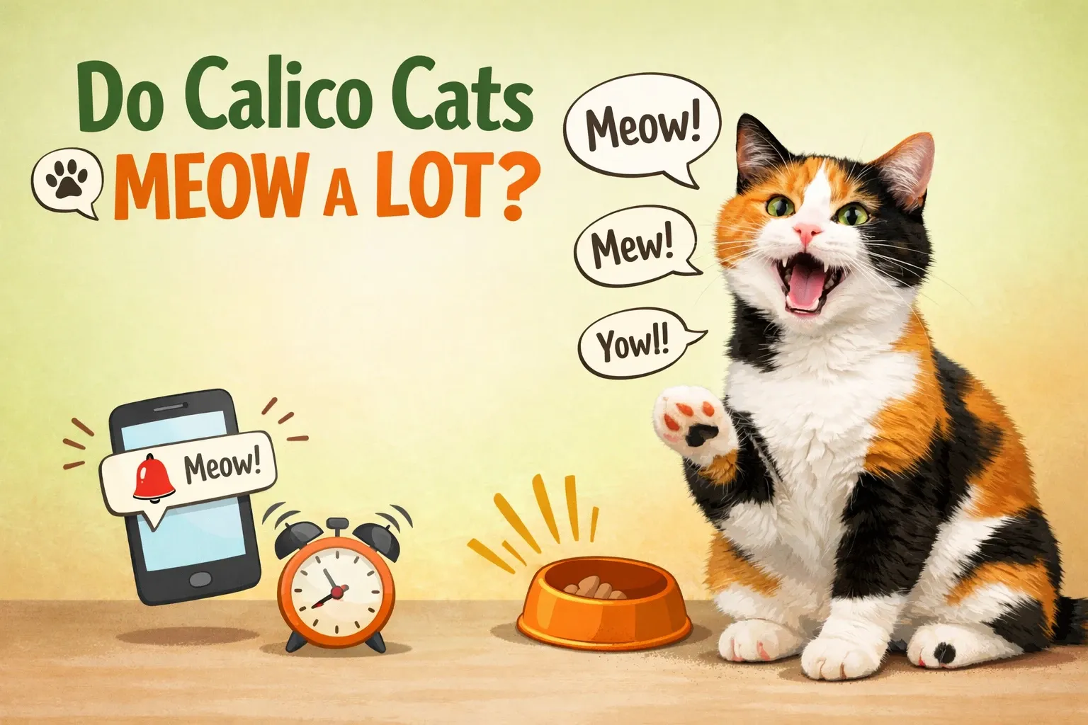 Do Calico Cats Meow a Lot