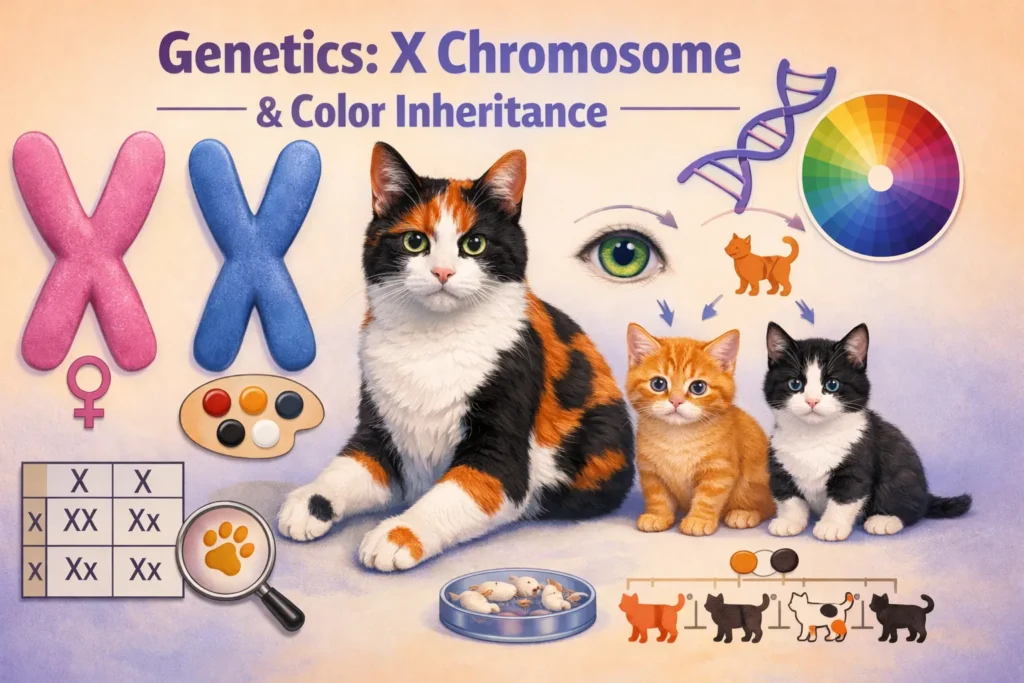 Genetics-X-Chromosome-Color-Inheritance