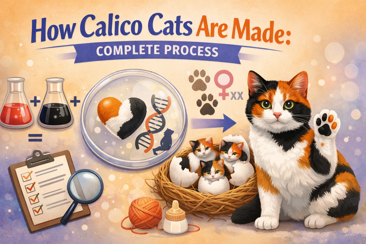How Calico Cats Are Made Complete Process