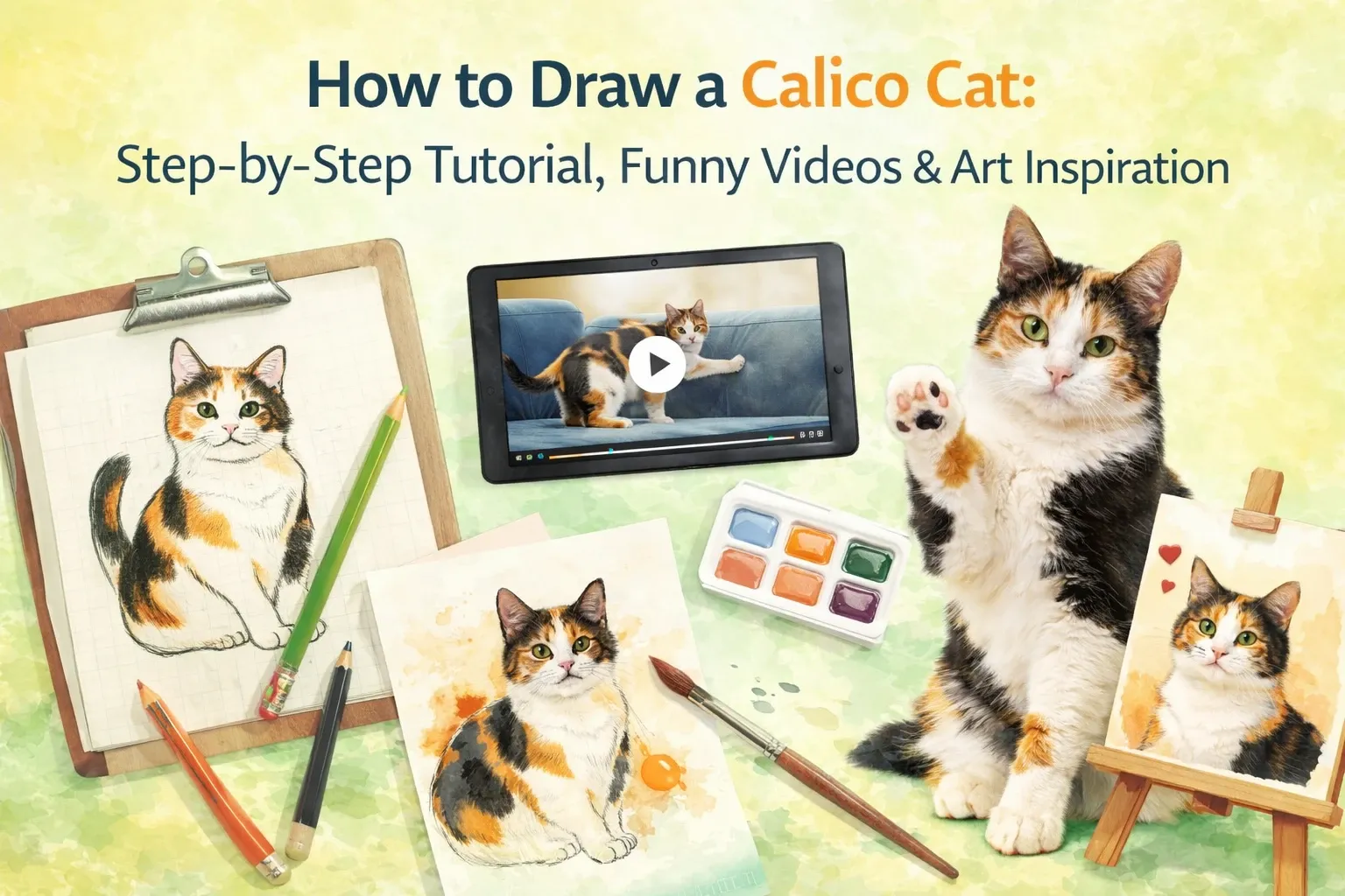 How to Draw a Calico Cat A Step-by-Step Tutorial