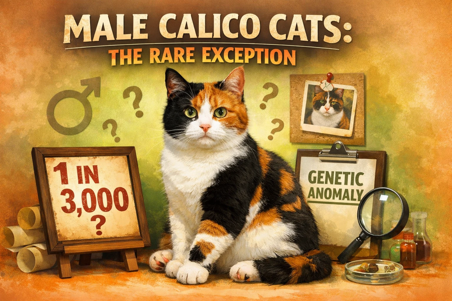 Male Calico Cats The Rare Exception