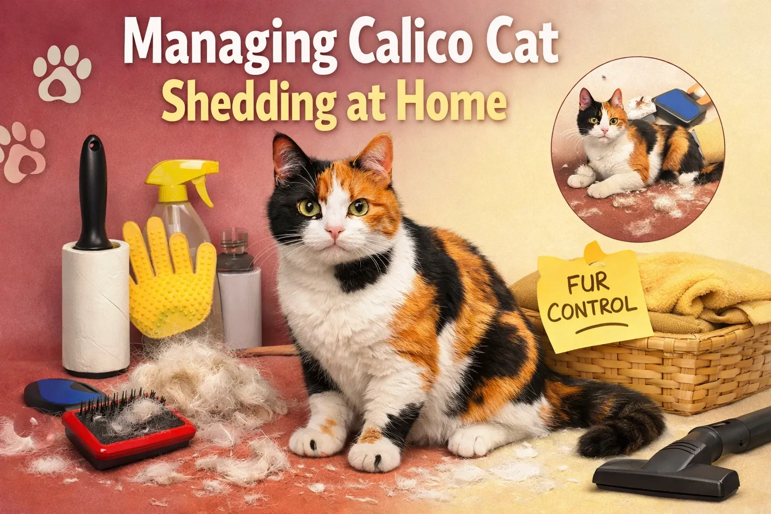 Managing Calico Cat Shedding at Home