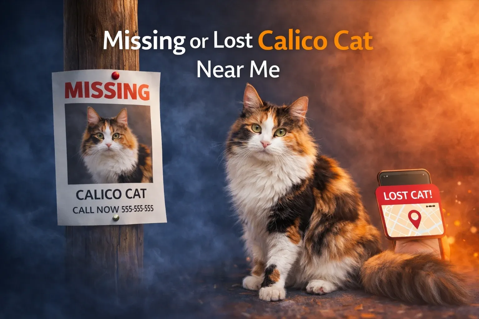 Missing or Lost Calico Cat Near Me