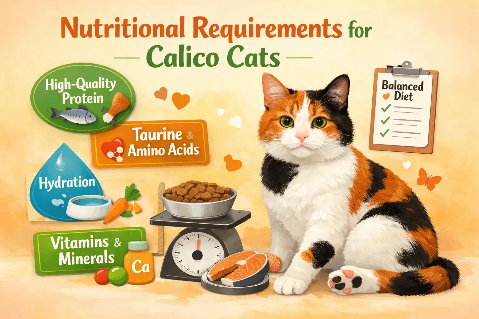 Nutritional Requirements for Calico Cats