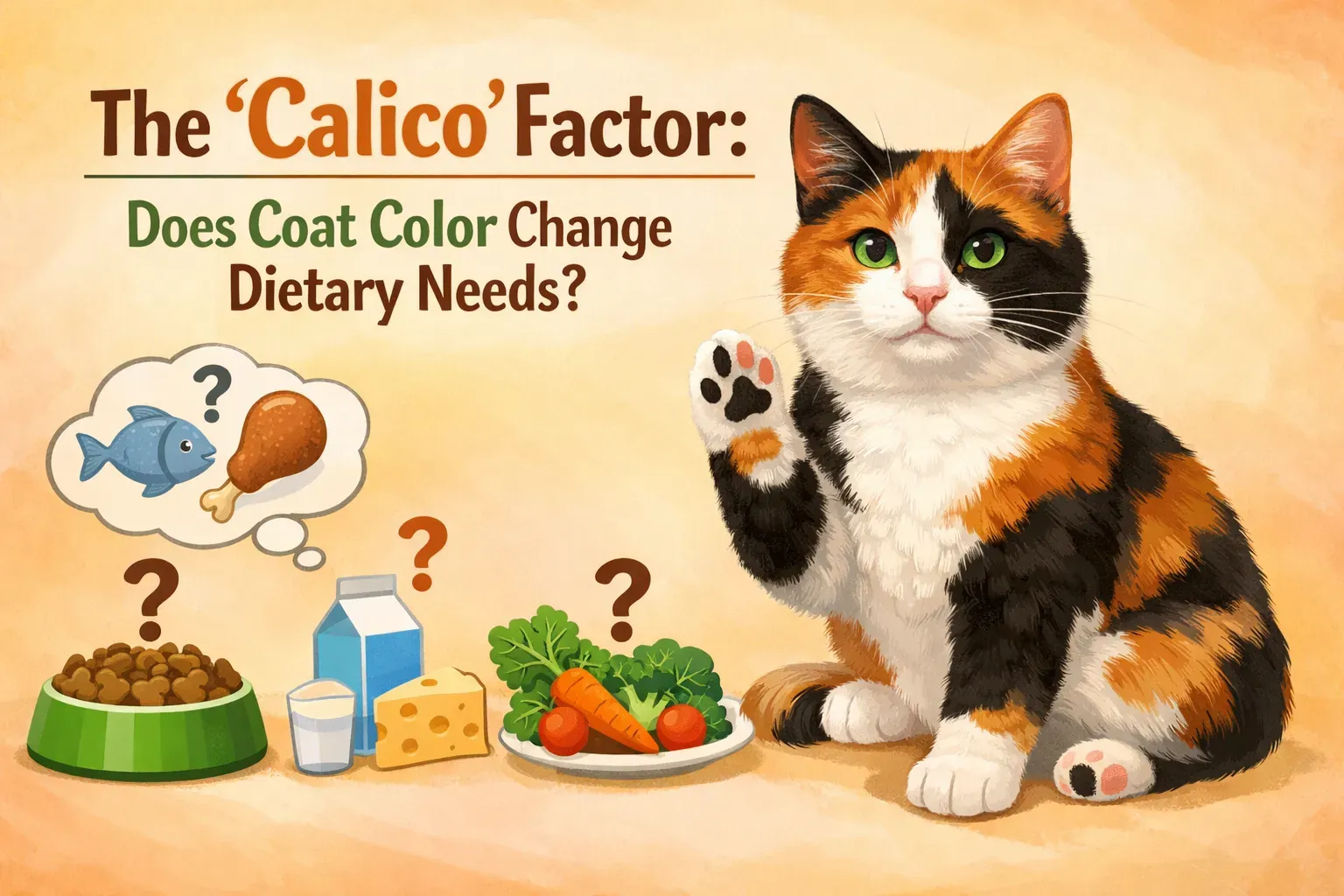 The "Calico" Factor: Does Coat Color Change Dietary Needs?