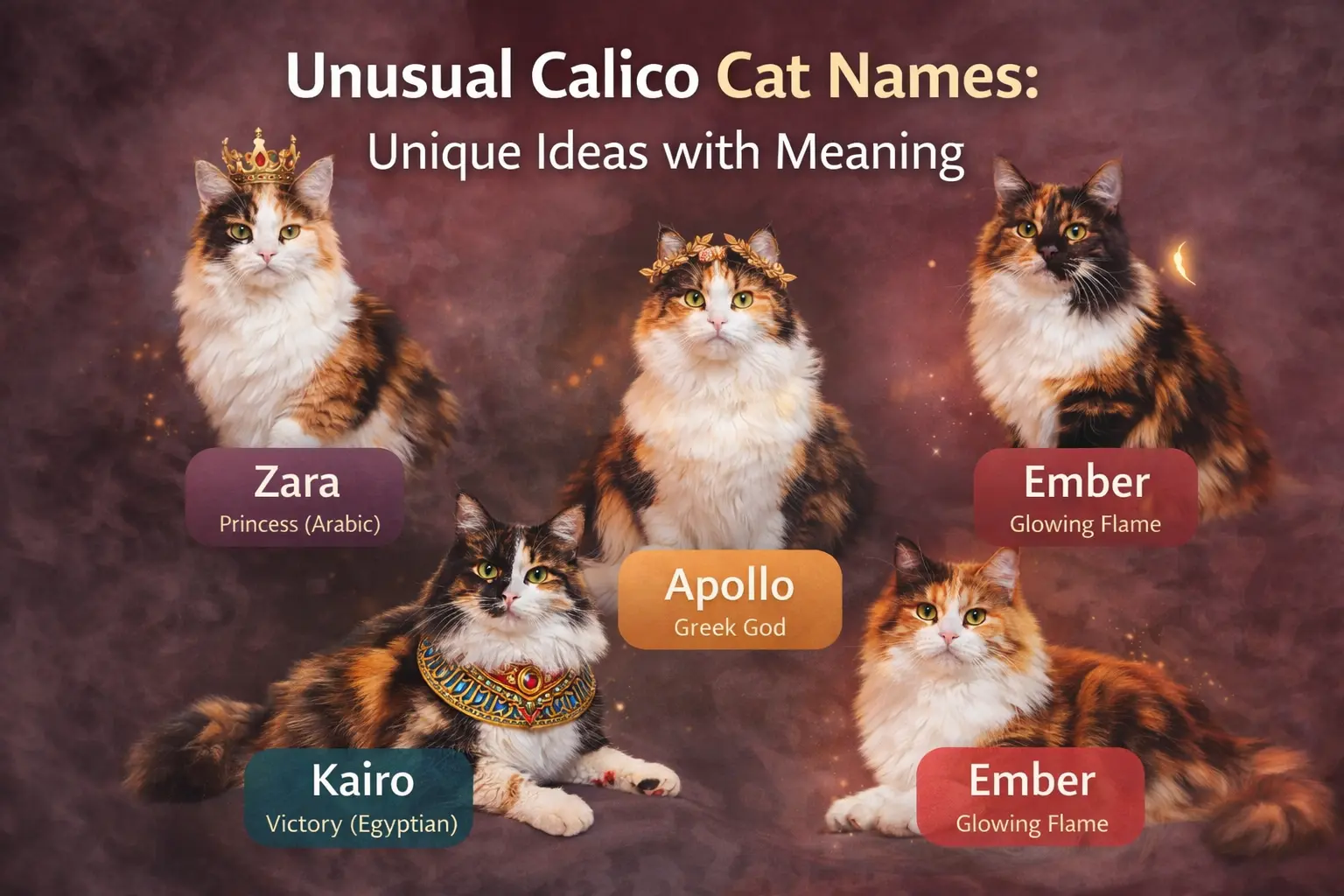Unusual Calico Cat Names Unique Ideas with Meaning