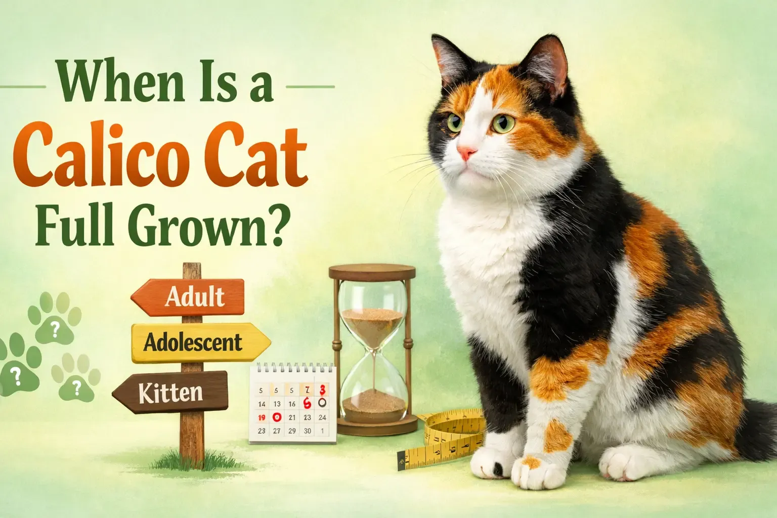 When Is a Calico Cat Full Grown