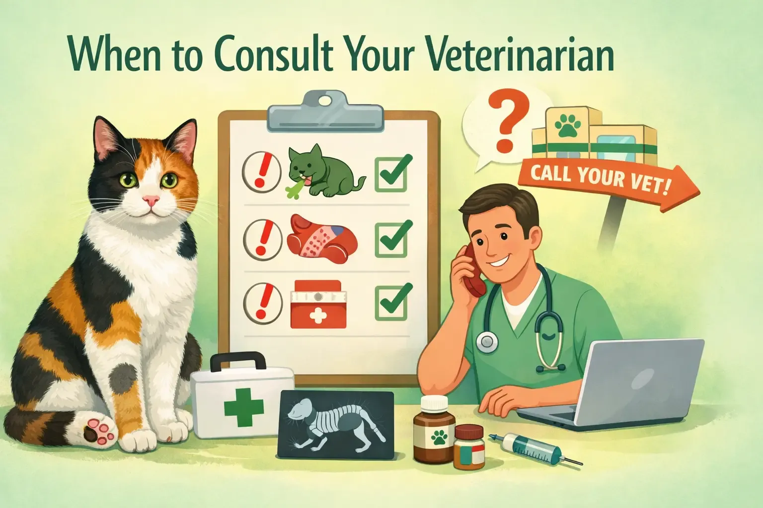 When to Consult Your Veterinarian