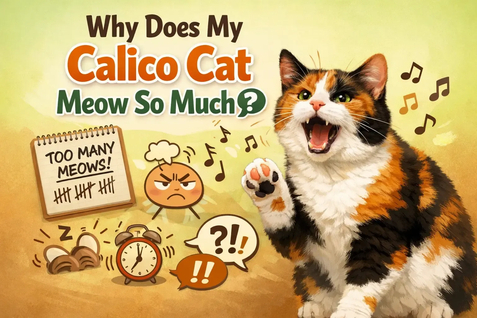 Why Does My Calico Cat Meow So Much