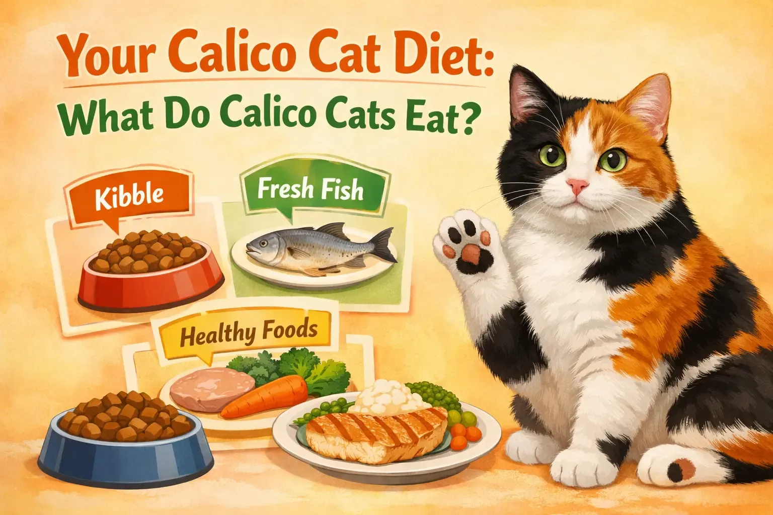 Your Calico Cat Diet: What Do Calico Cats Eat?